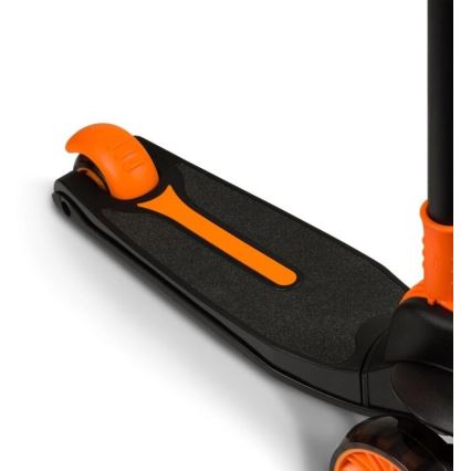 Lionelo - Trotinete para crianças TIMMY 3xAA laranja/preto