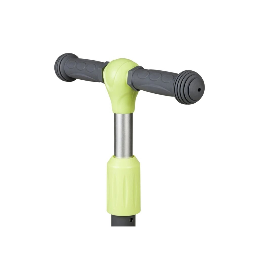 Lionelo - Trotinete para crianças TIMMY 3xAA verde/cinzento