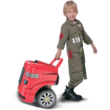 Loja de reparação automóvel infantil vermelha