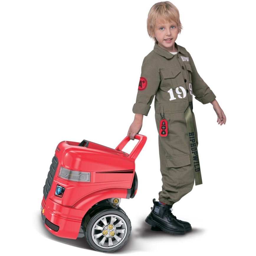 Loja de reparação automóvel infantil vermelha
