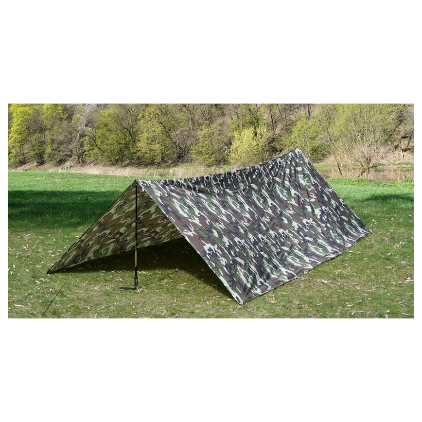 Lona impermeável 3x4 m camoflagem