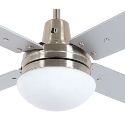 Lucci Air 210334 - Ventoinha de teto AIRFUSION QUEST 1xE27/60W/230V madeira/cromado mate + comando