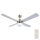 Lucci Air 210334 - Ventoinha de teto AIRFUSION QUEST 1xE27/60W/230V madeira/cromado mate + comando