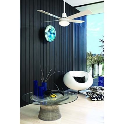 Lucci Air 210339 - Ventoinha de teto AIRFUSION QUEST 1xE27/60W/230V branco/madeira + comando