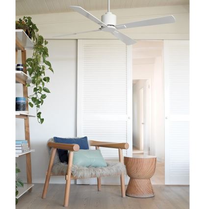 Lucci Air 210521 - Ventilador de teto AIRFUSION CLIMATE madeira/branco + controlo remoto