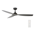 Lucci Air 210651 - Ventoinha de teto MOTO preto + controlo remoto