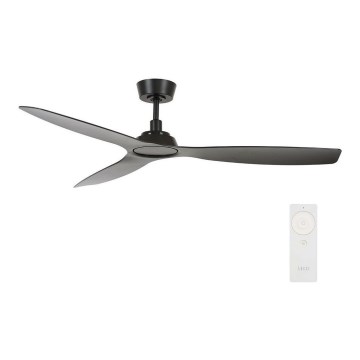 Lucci Air 210651 - Ventoinha de teto MOTO preto + controlo remoto