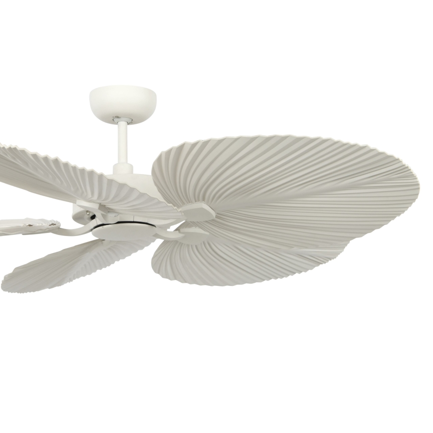 Lucci Air 21065449 - Ventoinha de teto BALI diâmetro 132 cm branco/creme + comando