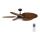 Lucci Air 210655 - Ventoinha de teto LED BALI 1xGX53/18W/230V castanho + controlo remoto