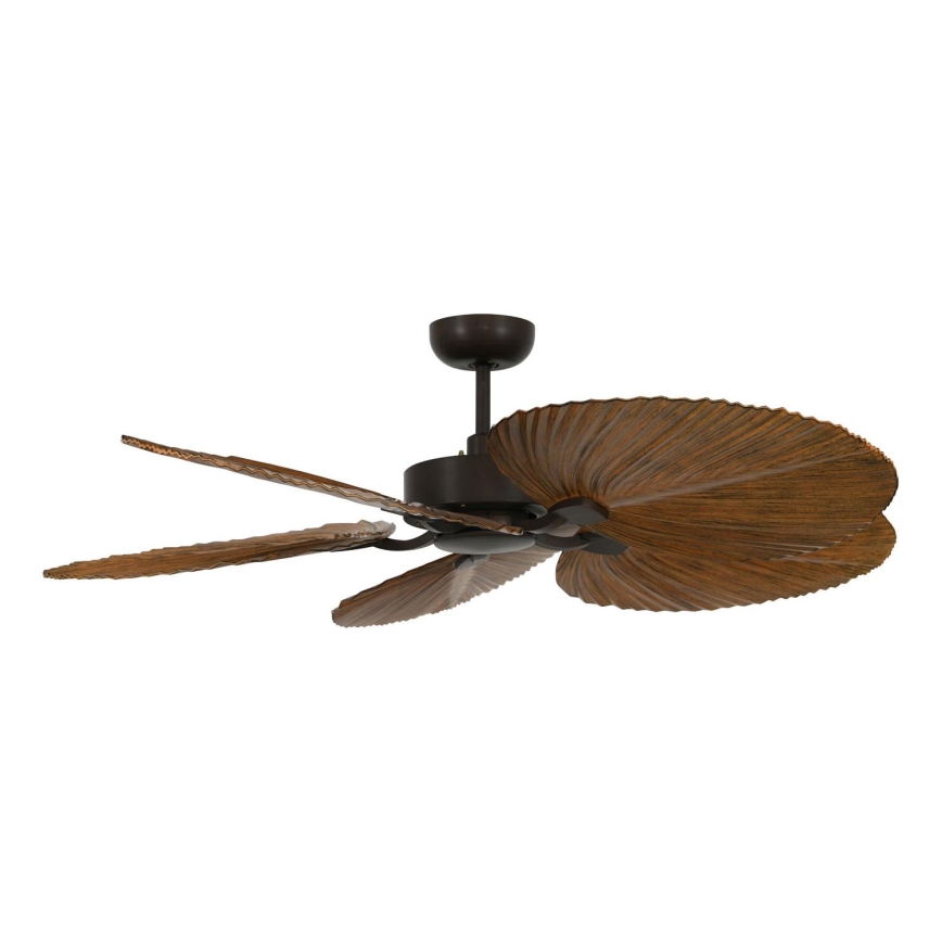 Lucci Air 21065549 - Ventoinha de teto BALI diâmetro 132 cm castanho + comando