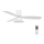 Lucci Air 210661 - Ventoinha de teto LED com regulação FLUSSO 1xGX53/18W/230V madeira/branco + comando