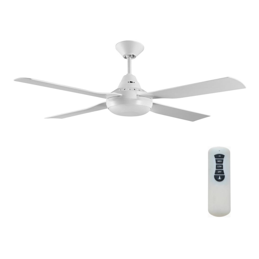Lucci air 212898 - Ventoinha de teto LED com regulação MOONAH 1xGX53/21W/230V branca + controlo remoto