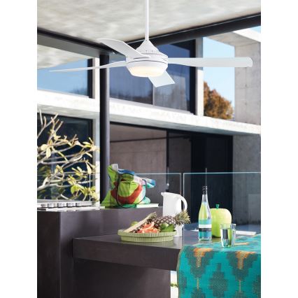 Lucci air 212898 - Ventoinha de teto LED com regulação MOONAH 1xGX53/21W/230V branca + controlo remoto