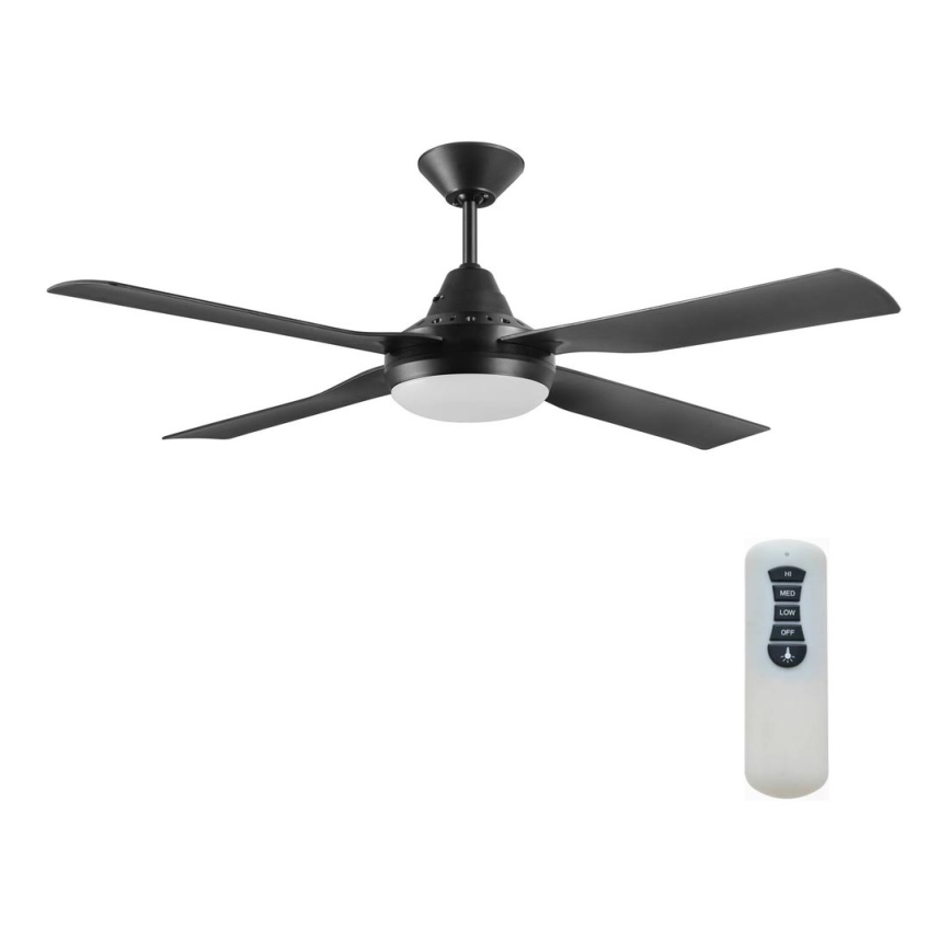 Lucci air 212899 - Ventoinha de teto LED com regulação MOONAH 1xGX53/21W/230V preta + controlo remoto