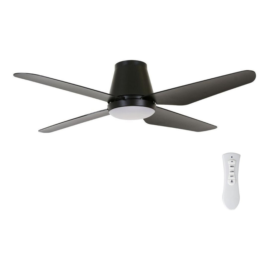 Lucci Air 213002 - Ventoinha de teto LED AIRFUSION ARIA LED/18W/230V preto + controlo remoto