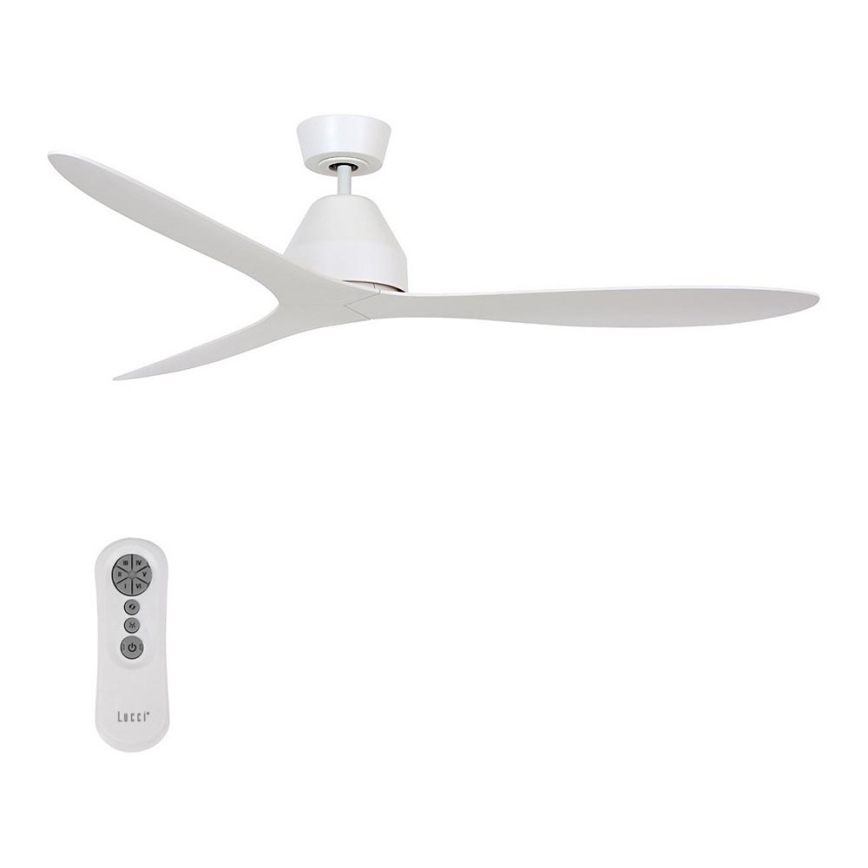 Lucci air 213040 - Ventoinha de teto WHITEHAVEN branco + controlo remoto
