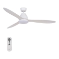 Lucci air 213043 - Ventoinha de teto LED WHITEHAVEN GX53/17W/230V branco + comando
