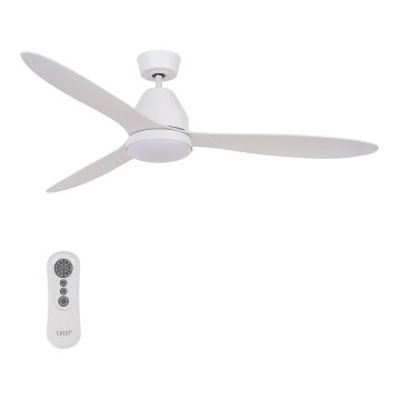 Lucci air 213043 - Ventoinha de teto LED WHITEHAVEN GX53/17W/230V branco + comando