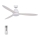 Lucci air 213043 - Ventoinha de teto LED WHITEHAVEN GX53/17W/230V branco + comando