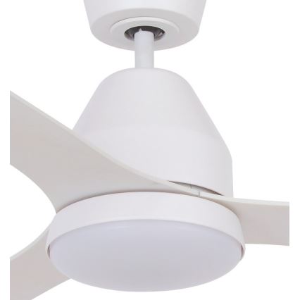 Lucci air 213043 - Ventoinha de teto LED WHITEHAVEN GX53/17W/230V branco + comando