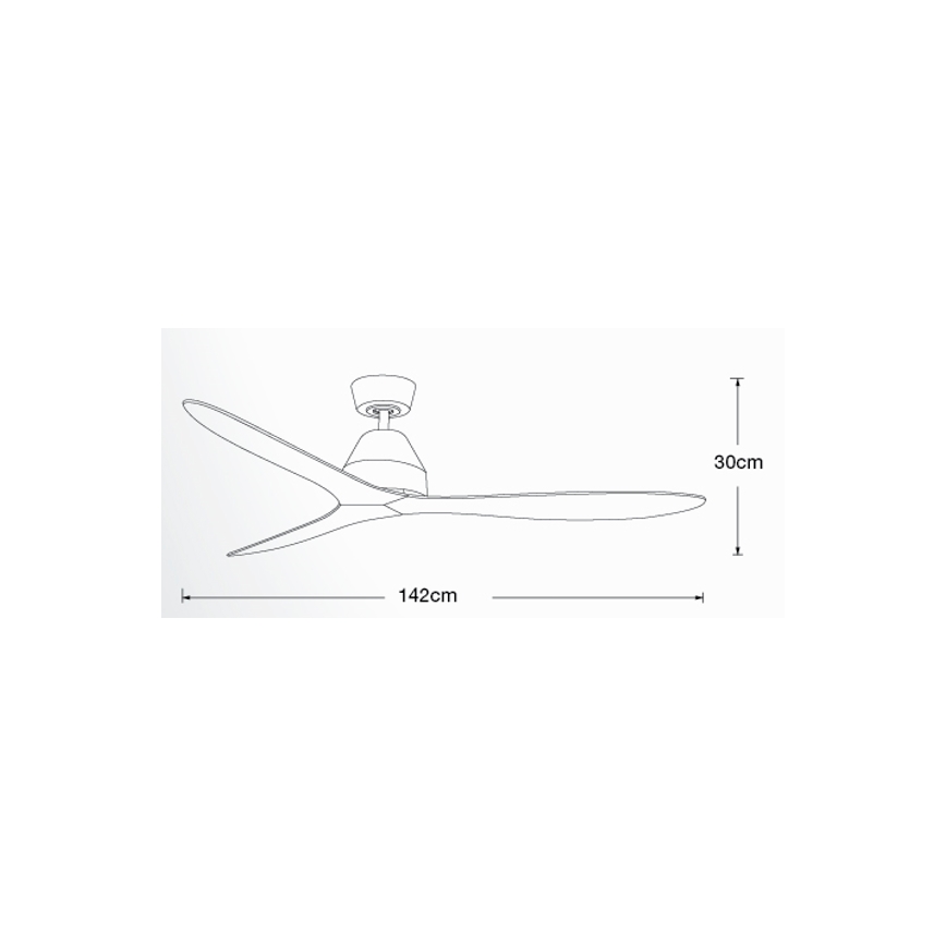 Lucci air 213044 - Ventilador de teto WHITEHAVEN 1xGX53/18W/230V preto + controlo remoto