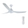 Lucci air 213096 - Ventoinha de teto LED MARINER LED/15W/230V branco + comando