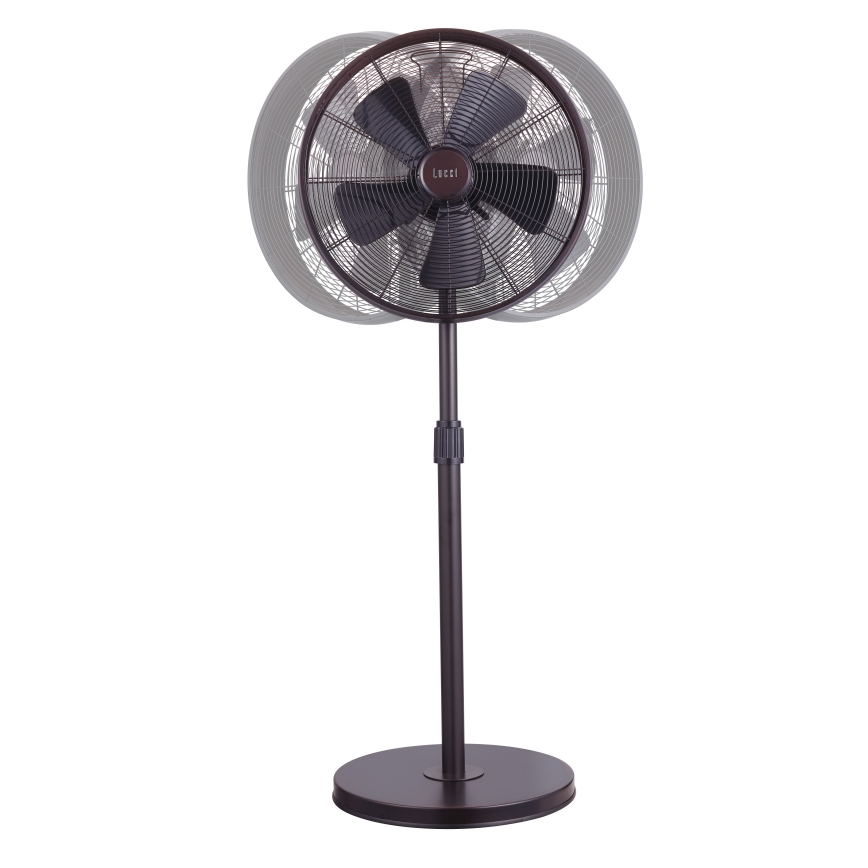 Lucci Air 213116EU - Ventoinha de pé BREEZE castanho