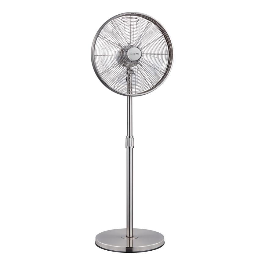 Lucci Air 213117EU - Ventoinha de pé BREEZE cromado mate