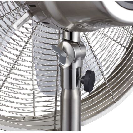 Lucci Air 213117EU - Ventoinha de pé BREEZE cromado mate