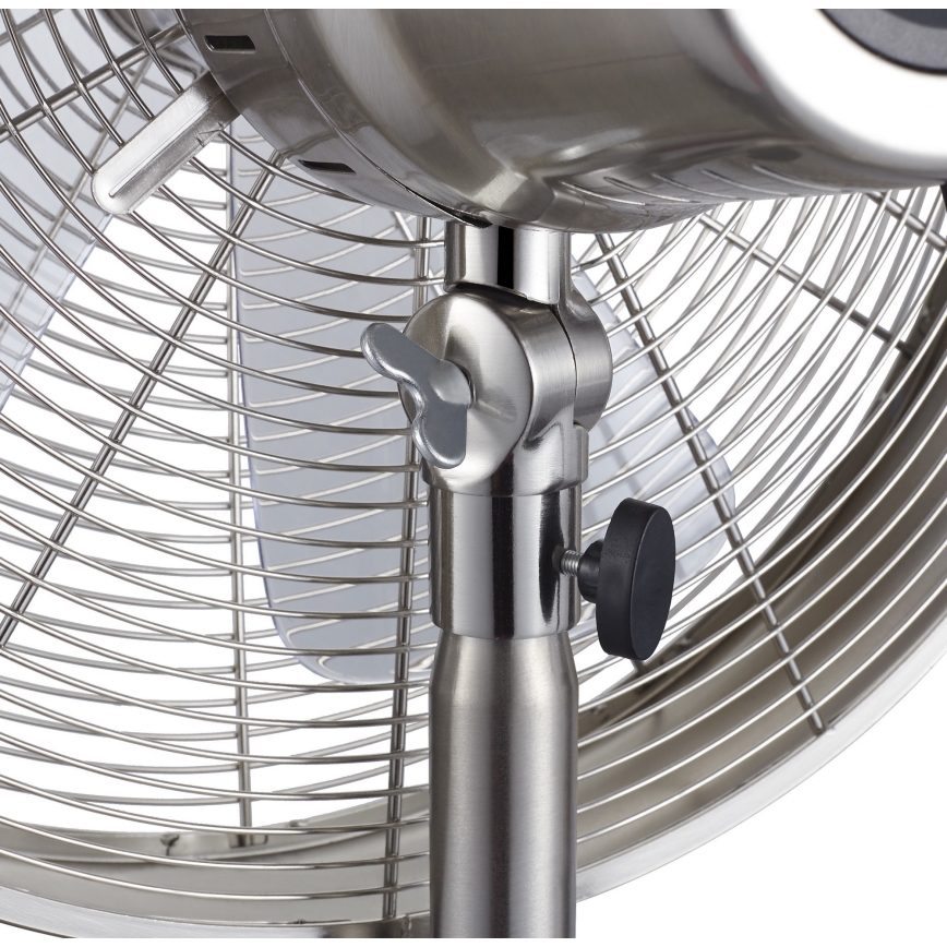 Lucci Air 213117EU - Ventoinha de pé BREEZE cromado mate