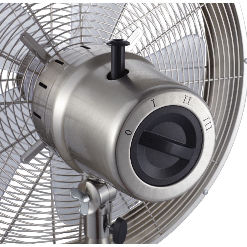 Lucci Air 213117EU - Ventoinha de pé BREEZE cromado mate