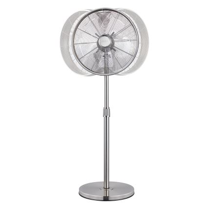 Lucci Air 213117EU - Ventoinha de pé BREEZE cromado mate