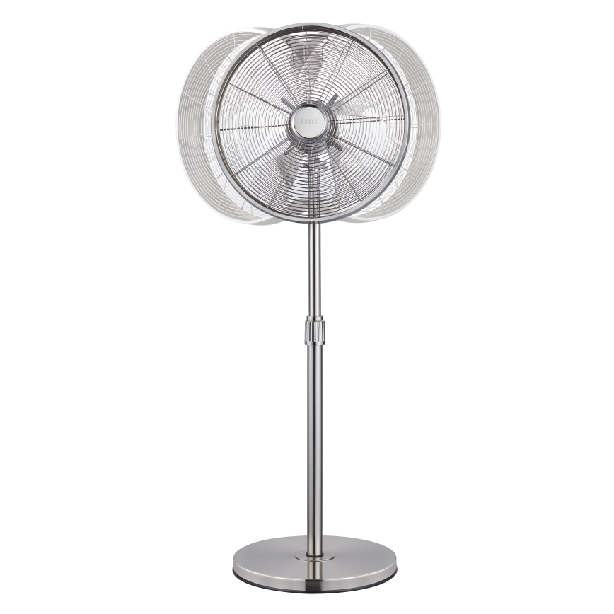 Lucci Air 213117EU - Ventoinha de pé BREEZE cromado mate