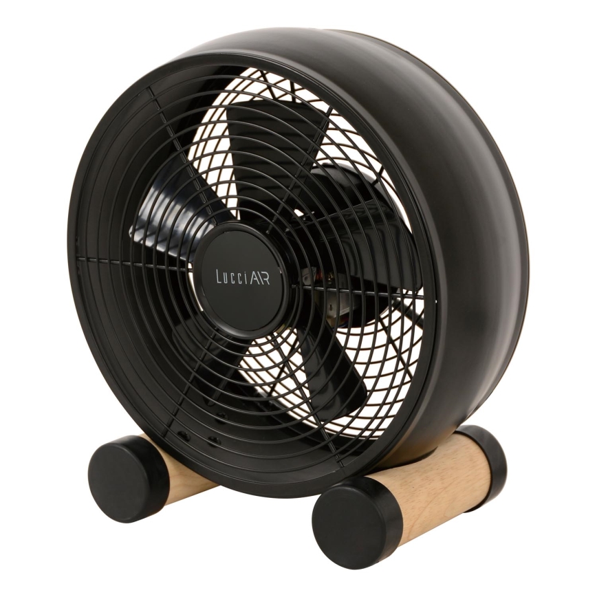 Lucci air 213120 - Ventoinha de mesa BREEZE preto
