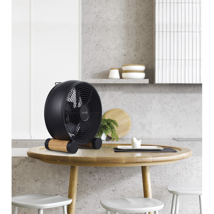 Lucci air 213120 - Ventoinha de mesa BREEZE preto
