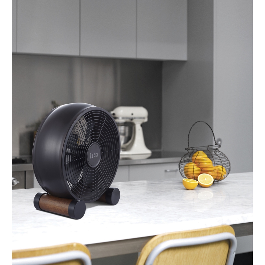 Lucci air 213121 - Ventoinha de mesa BREEZE castanho