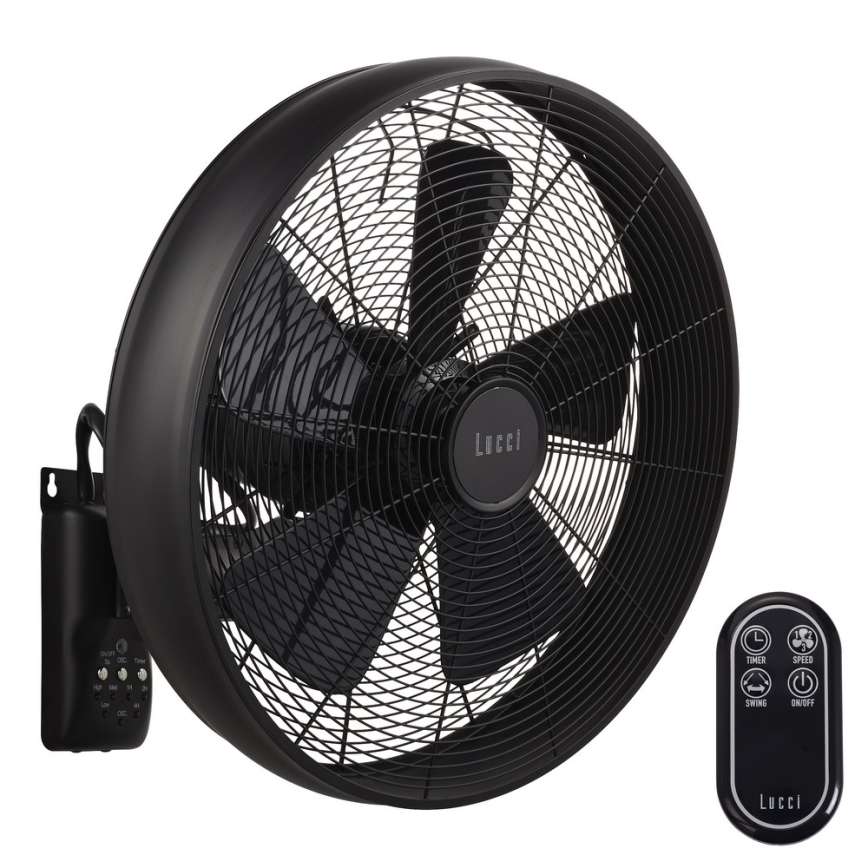 Lucci air 213124 - Controlo remoto para fans BREEZE preto