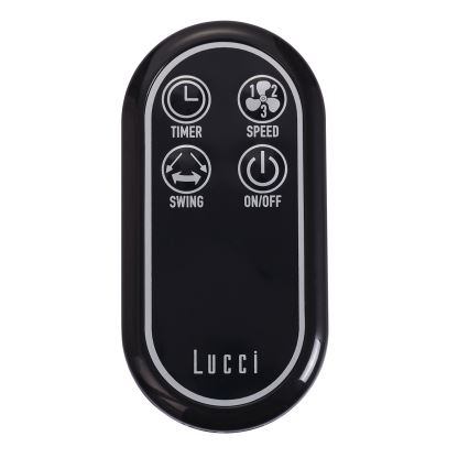 Lucci air 213126 - Ventoinha de parede BREEZE 55W/230V cromado mate + controlo remoto