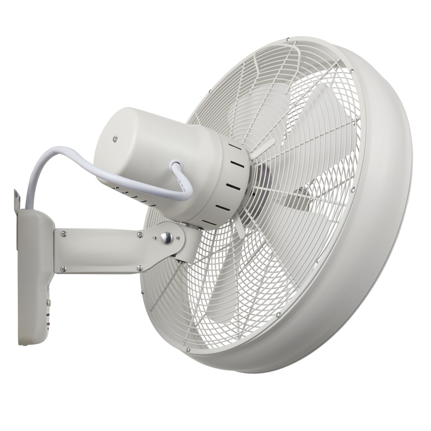 Lucci Air 213128EU - Ventoinha de parede BREEZE 55W/230V branco + controlo remoto