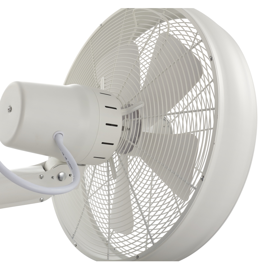 Lucci Air 213128EU - Ventoinha de parede BREEZE 55W/230V branco + controlo remoto