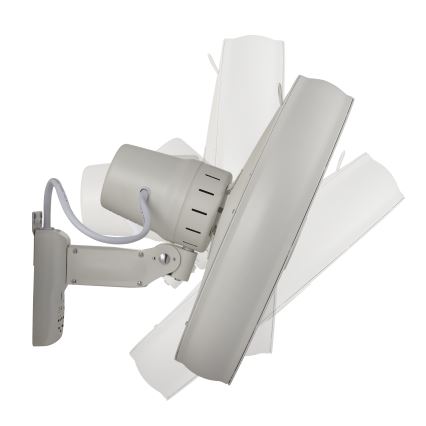 Lucci Air 213128EU - Ventoinha de parede BREEZE 55W/230V branco + controlo remoto