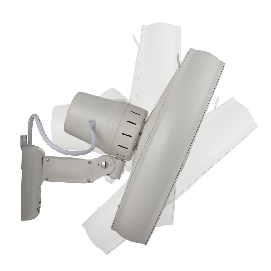 Lucci Air 213128EU - Ventoinha de parede BREEZE 55W/230V branco + controlo remoto