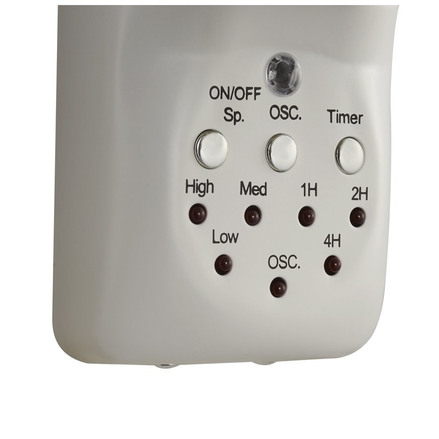 Lucci Air 213128EU - Ventoinha de parede BREEZE 55W/230V branco + controlo remoto