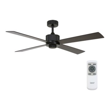 Lucci air 213170 - Ventoinha de teto LED NEWPORT preto + controlo remoto