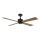 Lucci air 213170 - Ventoinha de teto LED NEWPORT wenge/castanho + comando