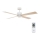 Lucci air 213171 - Ventoinha de teto LED NEWPORT madeira/branco/bege + comando