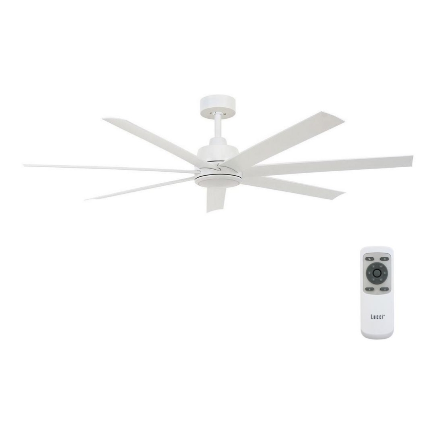Lucci air 213182 - Ventoinha de teto LED ATLANTA 1xGX53/12W/230V branco + controlo remoto
