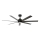 Lucci Air 21318349 - Ventoinha de teto LED com regulação ATLANTA 1xGX53/12W/230V diâmetro 142 cm preto + comando