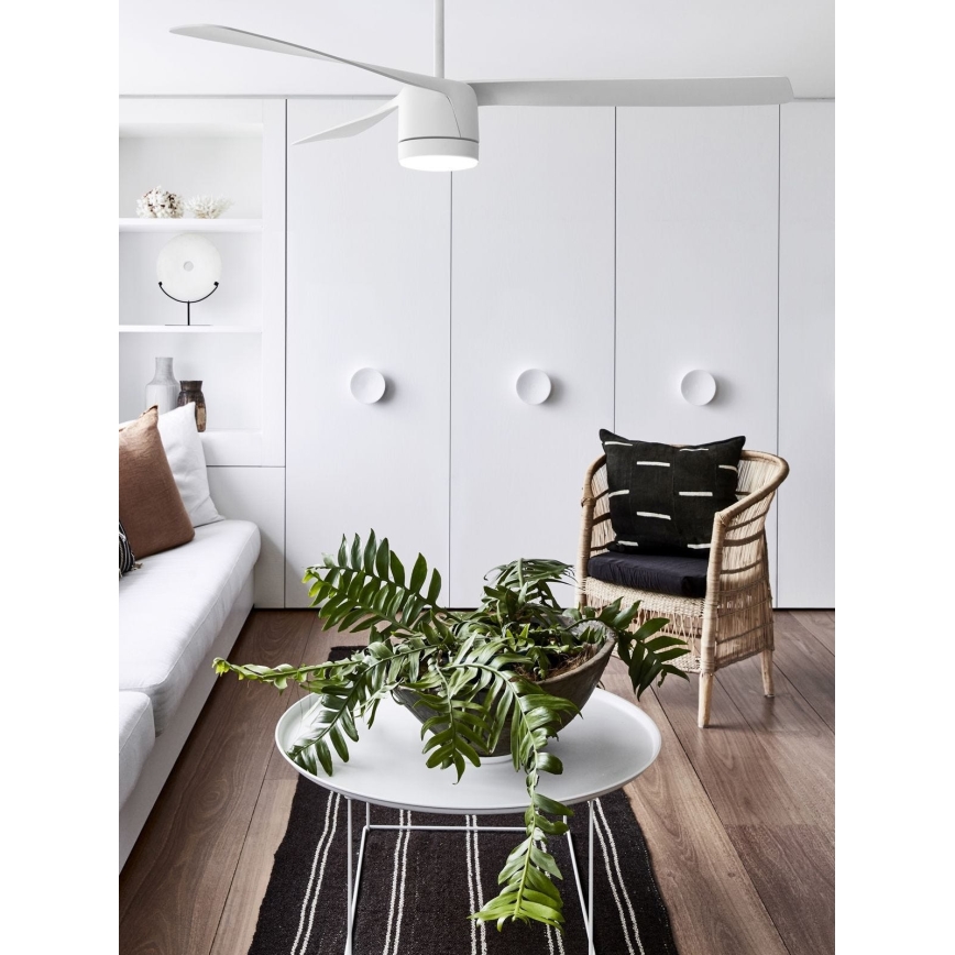 Lucci air 213280 - Ventilador de teto PEREGRINE 1xGX53/12W/230V branco + controlo remoto
