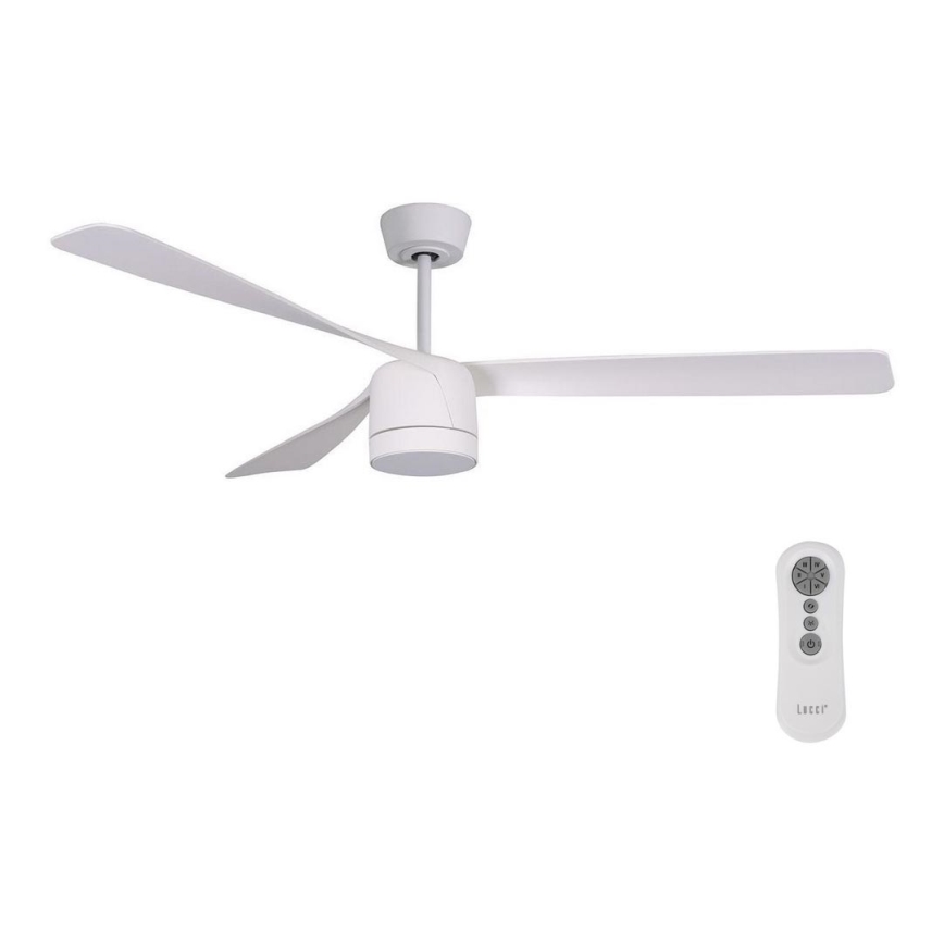 Lucci air 213280 - Ventoinha de teto PEREGRINE 1xGX53/12W/230V branco + controlo remoto